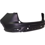 2016-2022 MAZDA CX-9; Rear Bumper Cover; w/Sensor w/o Hands-Free Liftgate w/CHR Mldg Painted to Match 2016-2022 MAZDA CX-9; Rear Bumper Cover; w/Sensor w/o Hands-Free Liftgate w/CHR Mldg Painted to Match