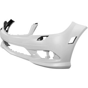 2012-2014 MERCEDES-BENZ C-CLASS; Front Bumper Cover; W204 Sedan w/AMG Styling Pkg w/o HL Washer w/Parktronic Painted to Match
