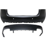 2013-2018 TOYOTA AVALON; Rear Bumper Cover; w/Park Sensor Painted to Match 2013-2018 TOYOTA AVALON; Rear Bumper Cover; w/Park Sensor Painted to Match