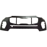 2017-2019 KIA SPORTAGE; Front Bumper Cover; EX/LX FWD w/Park Sensor Painted to Match 2017-2019 KIA SPORTAGE; Front Bumper Cover; EX/LX FWD w/Park Sensor Painted to Match