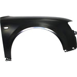 2002-2005 AUDI A4; Right Fender (Passenger Side); Late design - Painted to Match - Manufacturer Part # 8E0821106B / Partslink Number: AU1241115 2002-2005 AUDI A4; Right Fender (Passenger Side); Late design - Painted to Match - Manufacturer Part # 8E0821106B / Partslink Number: AU1241115