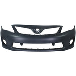 2011-2013 TOYOTA COROLLA, Front Bumper Cover; Japan; w/o Spoiler hole; Painted to Match - Manufacturer Part # 5211912963 / Partslink - TO1000380 2011-2013 TOYOTA COROLLA, Front Bumper Cover; Japan; w/o Spoiler hole; Painted to Match - Manufacturer Part # 5211912963 / Partslink - TO1000380