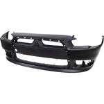 2009-2015 MITSUBISHI LANCER; Front Bumper Cover; Sport Type; w/o Tow - Painted to Match - Manufacturer Part # 6400D868 / Partslink Number: MI1000332 2009-2015 MITSUBISHI LANCER; Front Bumper Cover; Sport Type; w/o Tow - Painted to Match - Manufacturer Part # 6400D868 / Partslink Number: MI1000332