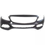 2017-2018 MERCEDES BENZ C-CLASS; Front Bumper Cover; C300 CPE; W205; w/o Sport Pkg; w/o Surround View; w/o Active Park; MB1000467 2017-2018 MERCEDES BENZ C-CLASS; Front Bumper Cover; C300 CPE; W205; w/o Sport Pkg; w/o Surround View; w/o Active Park; MB1000467