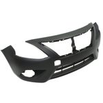 2015-2016 NISSAN VERSA Front Bumper Cover Sedan w/o Chrome Insert Painted to Match 2015-2016 NISSAN VERSA Front Bumper Cover Sedan w/o Chrome Insert Painted to Match