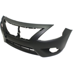 2015-2016 NISSAN VERSA Front Bumper Cover Sedan w/o Chrome Insert Painted to Match 2015-2016 NISSAN VERSA Front Bumper Cover Sedan w/o Chrome Insert Painted to Match