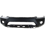 2012-2015 TOYOTA TACOMA Front Bumper Cover BASE w/o Wheel Opening Flares Fine Textured Black Painted to Match 2012-2015 TOYOTA TACOMA Front Bumper Cover BASE w/o Wheel Opening Flares Fine Textured Black Painted to Match