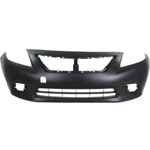 2012-2014 NISSAN VERSA Front Bumper Cover S Sedan Painted to Match 2012-2014 NISSAN VERSA Front Bumper Cover S Sedan Painted to Match