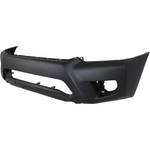 2012-2015 TOYOTA TACOMA Front Bumper Cover BASE w/o Wheel Opening Flares Fine Textured Black Painted to Match 2012-2015 TOYOTA TACOMA Front Bumper Cover BASE w/o Wheel Opening Flares Fine Textured Black Painted to Match