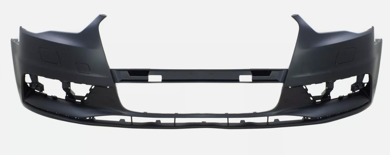 2015-2016 AUDI A3; Front Bumper Cover;  w/o HL Washer;  w/o Park Aid; AU1000218