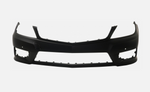 2012-2014 MERCEDES-BENZ C-CLASS; Front Bumper Cover; W204 Sedan w/AMG Styling Pkg w/o HL Washer w/Parktronic Painted to Match