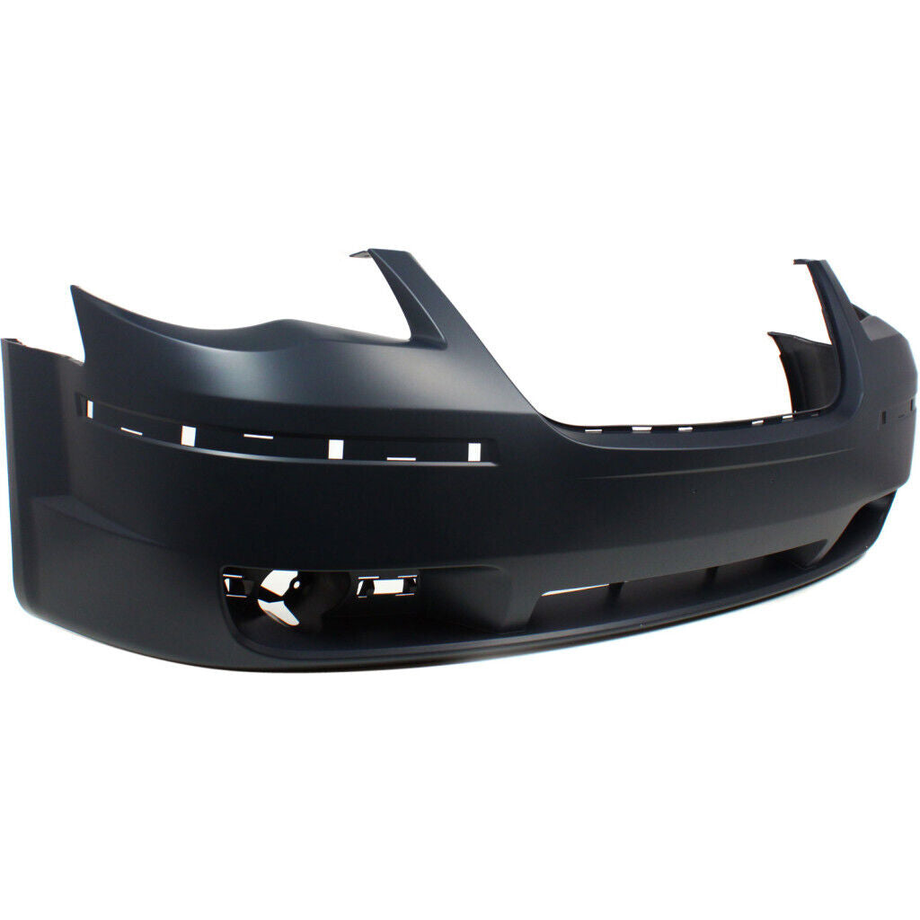 2008-2010 CHRYSLER Town & Country; Front Bumper Cover; w/o Hole w/CHR Insert Painted to Match