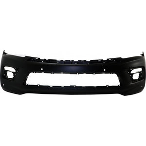 2015-2017 INFINITI QX80; Front Bumper Cover; w/o HL Washer w/Park Sensor Painted to Match
