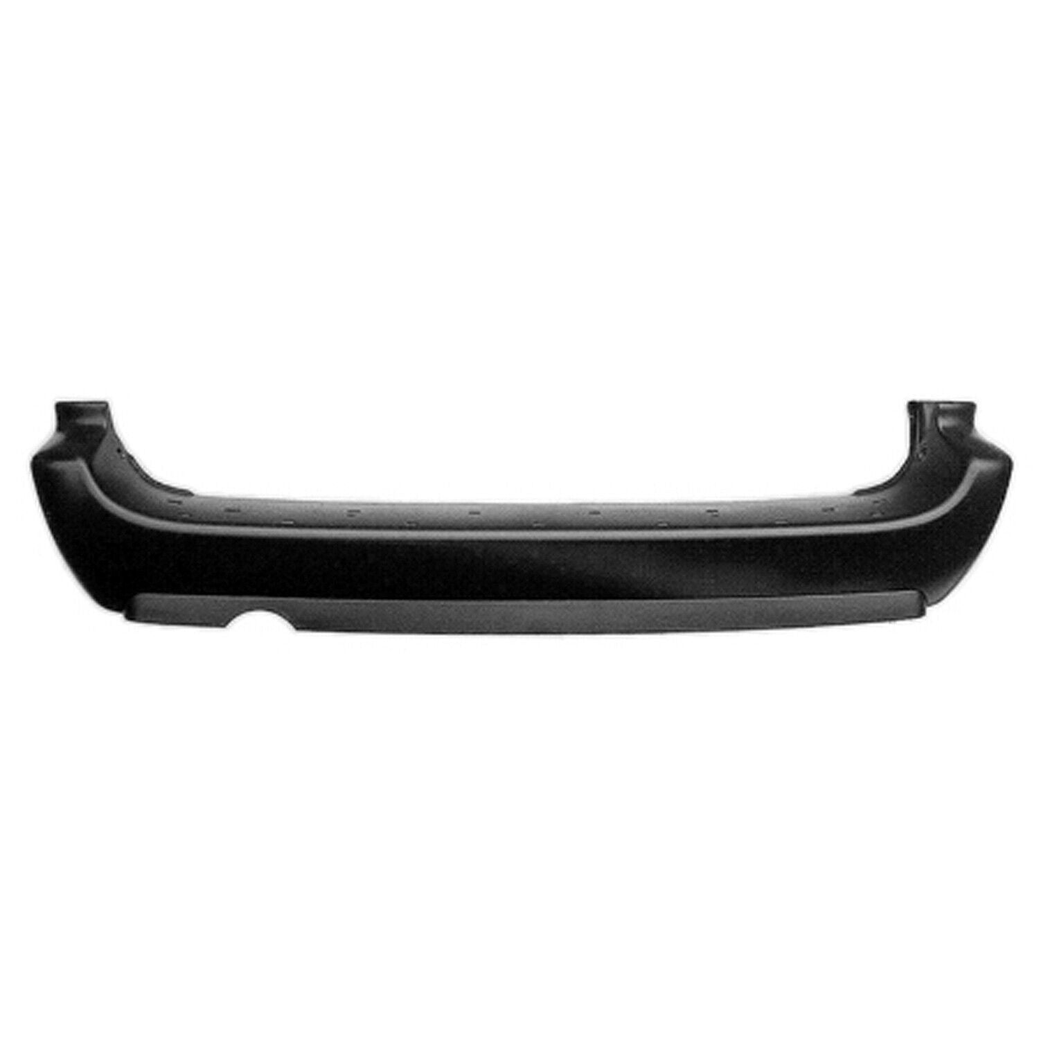 2005-2007 CHRYSLER Town & Country; Rear Bumper Cover; w/o CHR Mldg w/ trim w/Stow w/o sensor Painted to Match