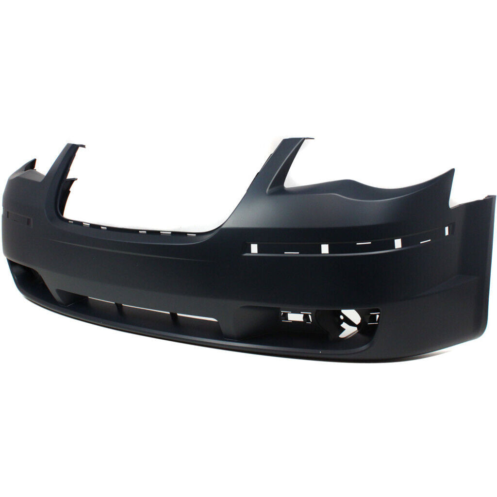 2008-2010 CHRYSLER Town & Country; Front Bumper Cover; w/o Hole w/CHR Insert Painted to Match