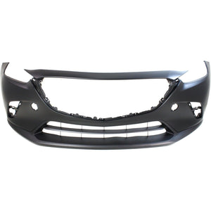 2016-2022 MAZDA CX-3; Front Bumper Cover; Upper Center & Lower w/o CHR Mldg Hole Painted to Match