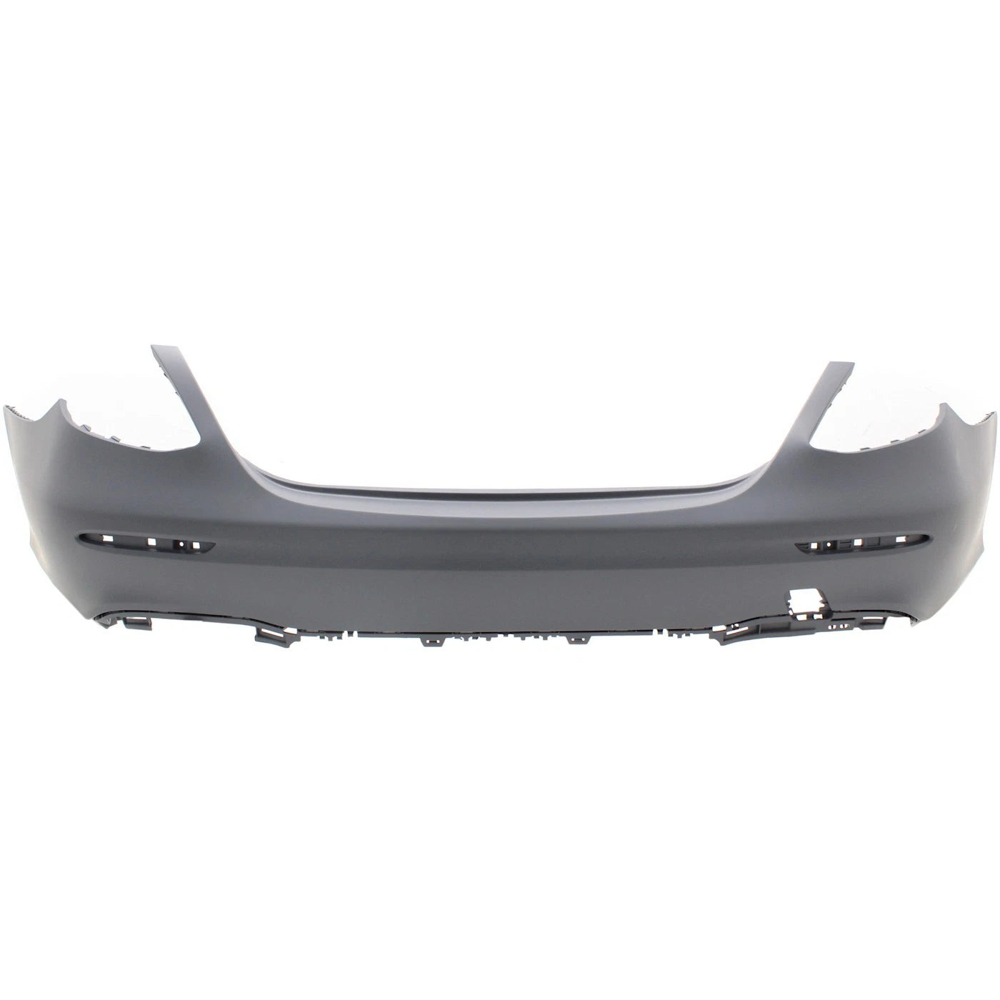 2017-2020 MERCEDES-BENZ E-CLASS ; Rear Bumper Cover ; SEDAN; W213; w/o Luxury Pkg; w/o Park Sensor; / -- Manufacturer Part #: 2138850601649990  /  Partslink #: MB1100401