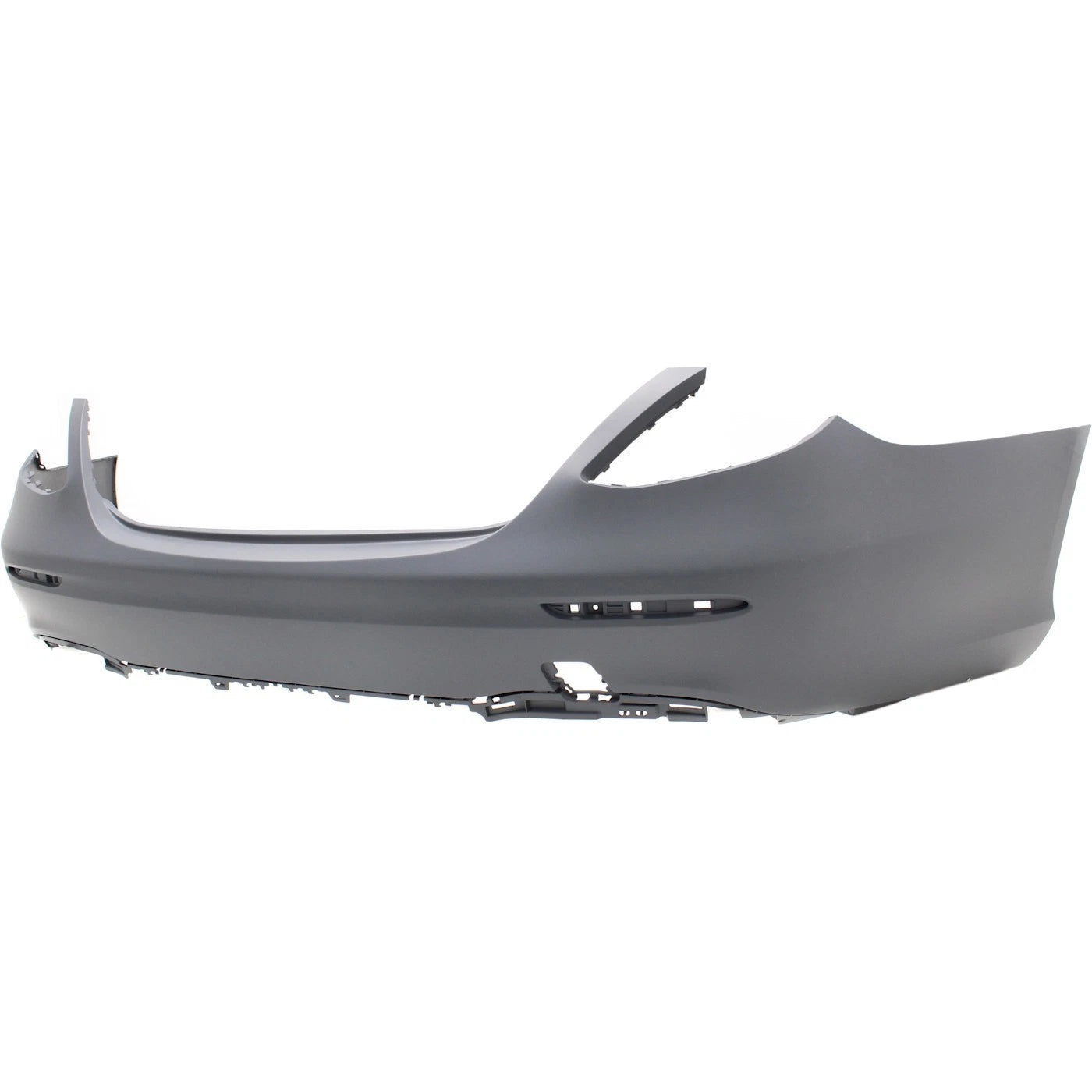 2017-2020 MERCEDES-BENZ E-CLASS ; Rear Bumper Cover ; SEDAN; W213; w/o Luxury Pkg; w/o Park Sensor; / -- Manufacturer Part #: 2138850601649990  /  Partslink #: MB1100401