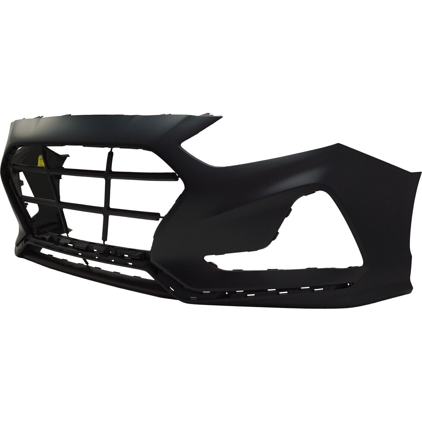 Silscvtt Front Bumper Cover & Upper Grille For 2018-2019 Hyundai Sonata - Primed Plastic, Direct Replacement