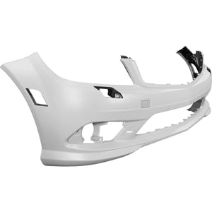 2012-2014 MERCEDES-BENZ C-CLASS; Front Bumper Cover; W204 Sedan w/AMG Styling Pkg w/o HL Washer w/Parktronic Painted to Match