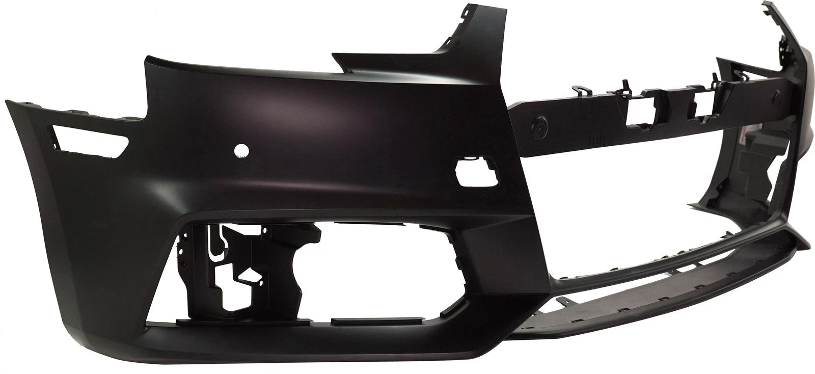 2017-2019 AUDI A4 ; Front Bumper Cover ; w/S-Line Pkg; w/o HL Washer; w/Park Aid; w/o Parallel Park;  -- Manufacturer Part #: 8W0807065SGRU  /  Partslink #: AU1000276