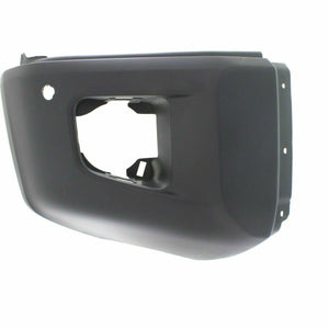 2014-2021 TOYOTA TUNDRA; RT Front bumper end; PLATINUM w/Sensor Hole Painted to Match