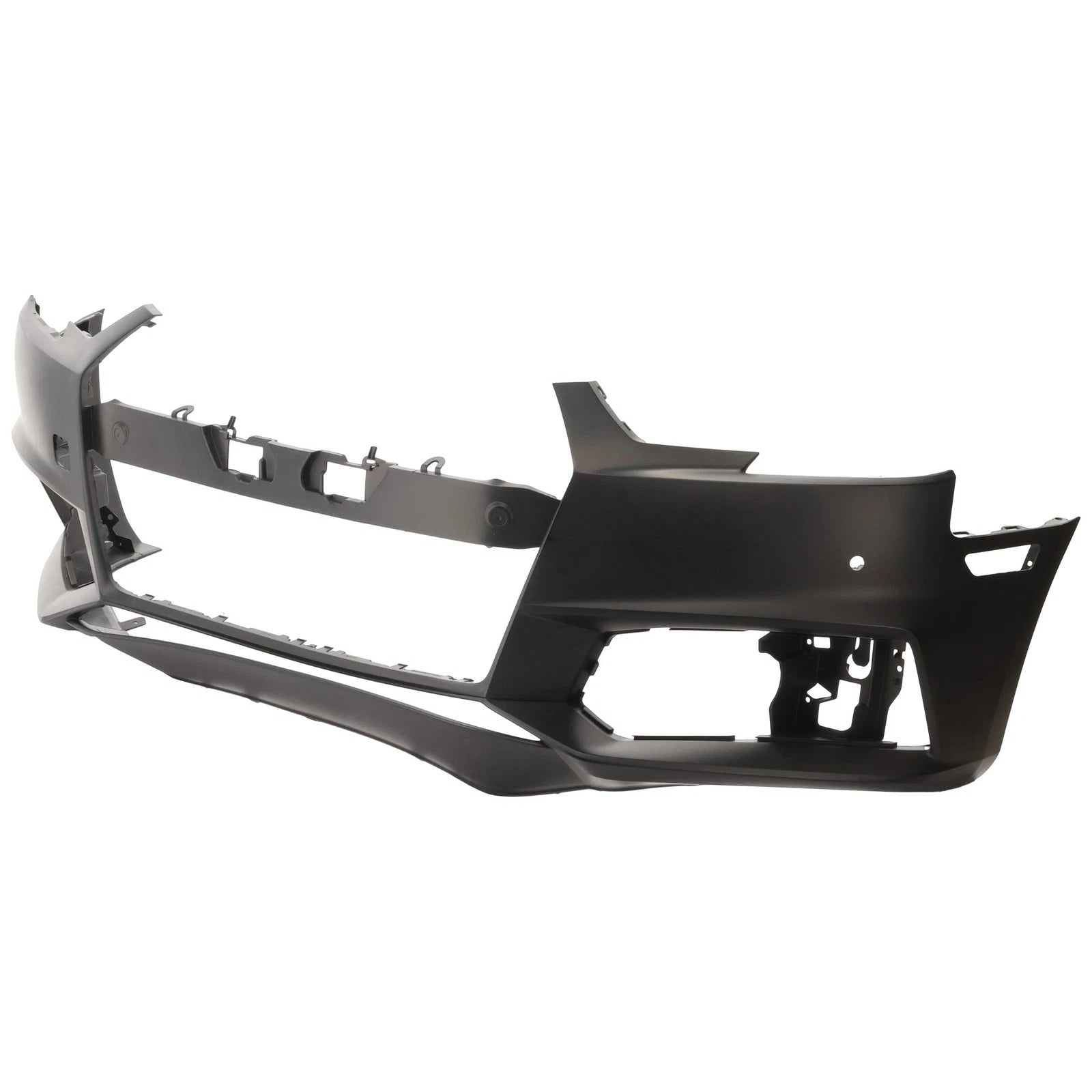 2017-2019 AUDI A4 ; Front Bumper Cover ; w/S-Line Pkg; w/o HL Washer; w/Park Aid; w/o Parallel Park;  -- Manufacturer Part #: 8W0807065SGRU  /  Partslink #: AU1000276