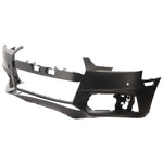 2017-2019 AUDI A4 ; Front Bumper Cover ; w/S-Line Pkg; w/o HL Washer; w/Park Aid; w/o Parallel Park;  -- Manufacturer Part #: 8W0807065SGRU  /  Partslink #: AU1000276