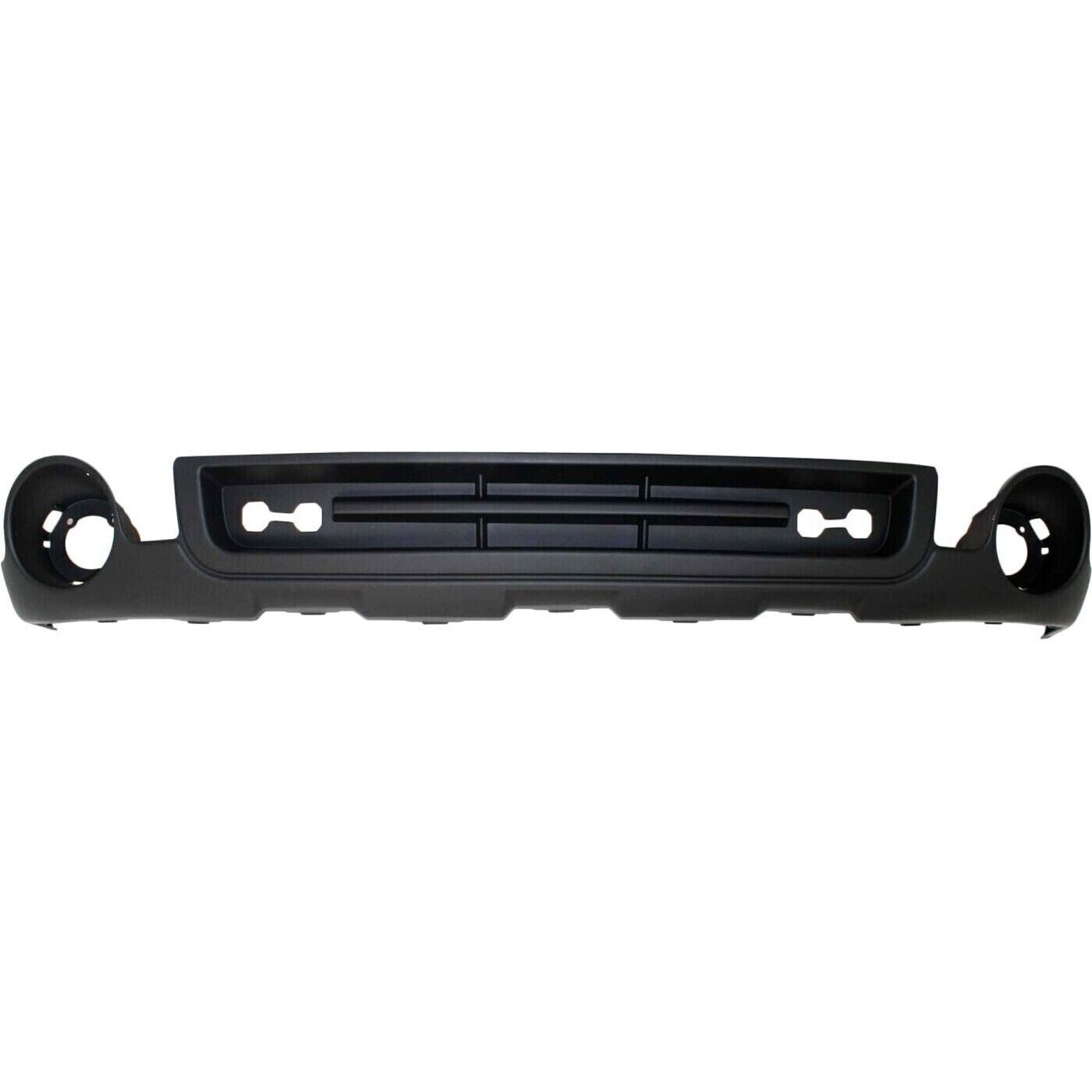 2007-2013 GMC SIERRA; Front Bumper Cover lower; Valance SLE/SLT/WT w/FL Hole Painted to Match