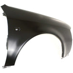 1998-2001 AUDI A6; Right Fender (Passenger Side); w/side repeater lamp hole; w/V6 ENG - Painted to Match - Manufacturer Part # 4B0821106A / Partslink Number: AU1241112