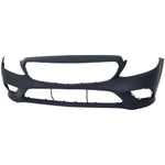 2019-2021 MERCEDES-BENZ C-CLASS, Front Bumper Cover; Sedan; w/o AMG; w/o Camera; w/o Park Sensor;  Painted to Match - Manufacturer Part # 20588089029999 / Partslink - MB1000593