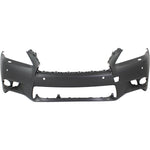 2013-2013 LEXUS GS450h; Front Bumper Cover; w/HL Washer; w/Park Sensor - Painted to Match - Manufacturer Part # 521193A918 / Partslink Number: LX1000231