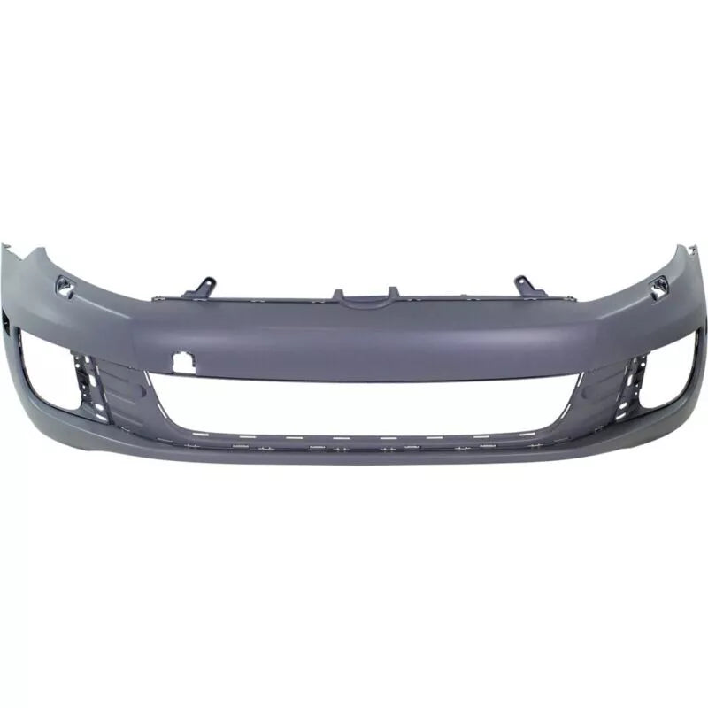 2010-2014 VOLKSWAGEN GTI; Front Bumper Cover;  w/HL Washer;  w/o Park Asst; VW1000185