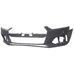2018-2019 AUDI A5 SPORTBACK; Front Bumper Cover; w/o S-Line Pkg; w/o HL Washer; w/o Parallel Park; w/Park Aid - Painted to Match - Manufacturer Part # 8W6807065AGRU / Partslink Number: AU1000280