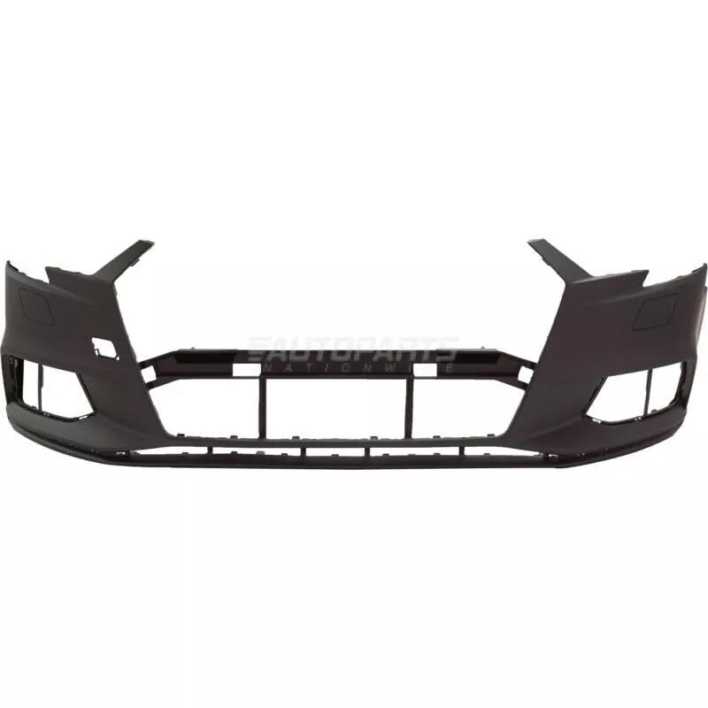 2017-2020 AUDI A3; Front Bumper Cover;  w/o HL Washer;  w/o Park Sensor;  SEDAN; AU1000243