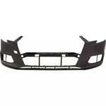 2017-2020 AUDI A3; Front Bumper Cover;  w/o HL Washer;  w/o Park Sensor;  SEDAN; AU1000243