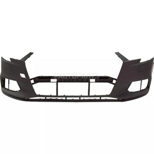 2017-2020 AUDI A3; Front Bumper Cover;  w/o HL Washer;  w/o Park Sensor;  SEDAN; AU1000243