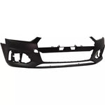 2018-2019 AUDI S5; Front Bumper Cover;  w/o S-Line Pkg;  w/o HL Washer;  w/o Parallel Park;  w/o Park Aid;  SPORTBACK; AU1000279