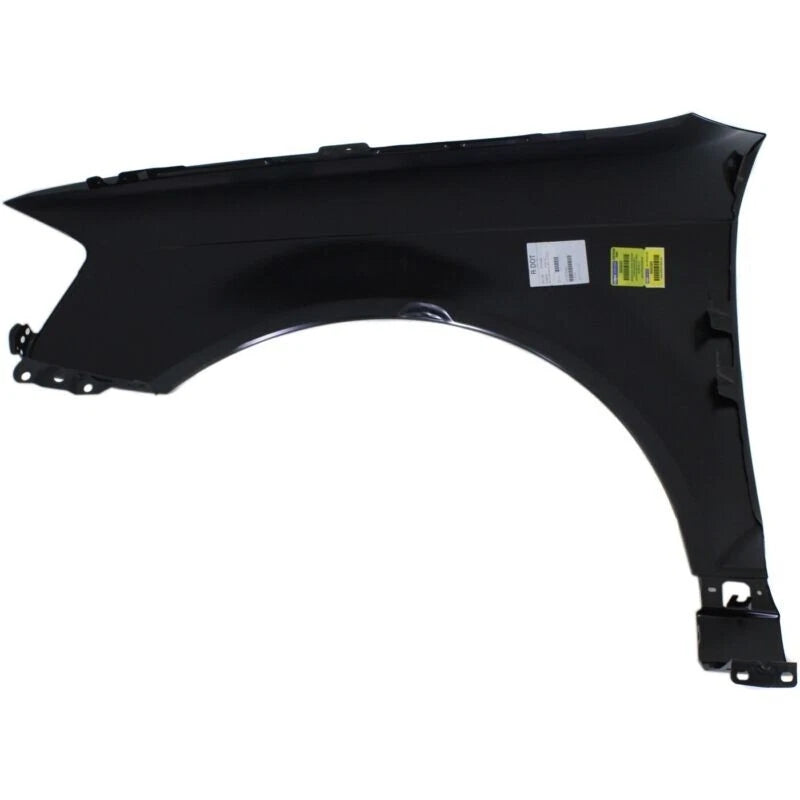 2009-2013 AUDI A3 ; Right Fender (Passenger Side) ; w/o Side Marker Lamp -- Manufacturer Part #: 8P0821106G  /  Partslink #: AU1241124