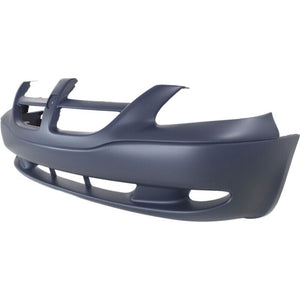 2001-2004 DODGE CARAVAN; Front Bumper Cover; Base/Sport/Grand w/o fog Painted to Match
