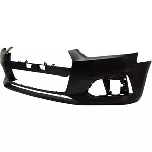 2018-2019 AUDI A5; Front Bumper Cover;  w/o S-Line Pkg;  w/o HL Washer;  w/o Parallel Park;  w/o Park Aid;  COUPE; AU1000279