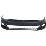 2015-2017 VOLKSWAGEN GOLF; Front Bumper Cover; w/o HL Washer; w/o Park Asst - Painted to Match - Manufacturer Part # 5GM807217GRU / Partslink Number: VW1000208