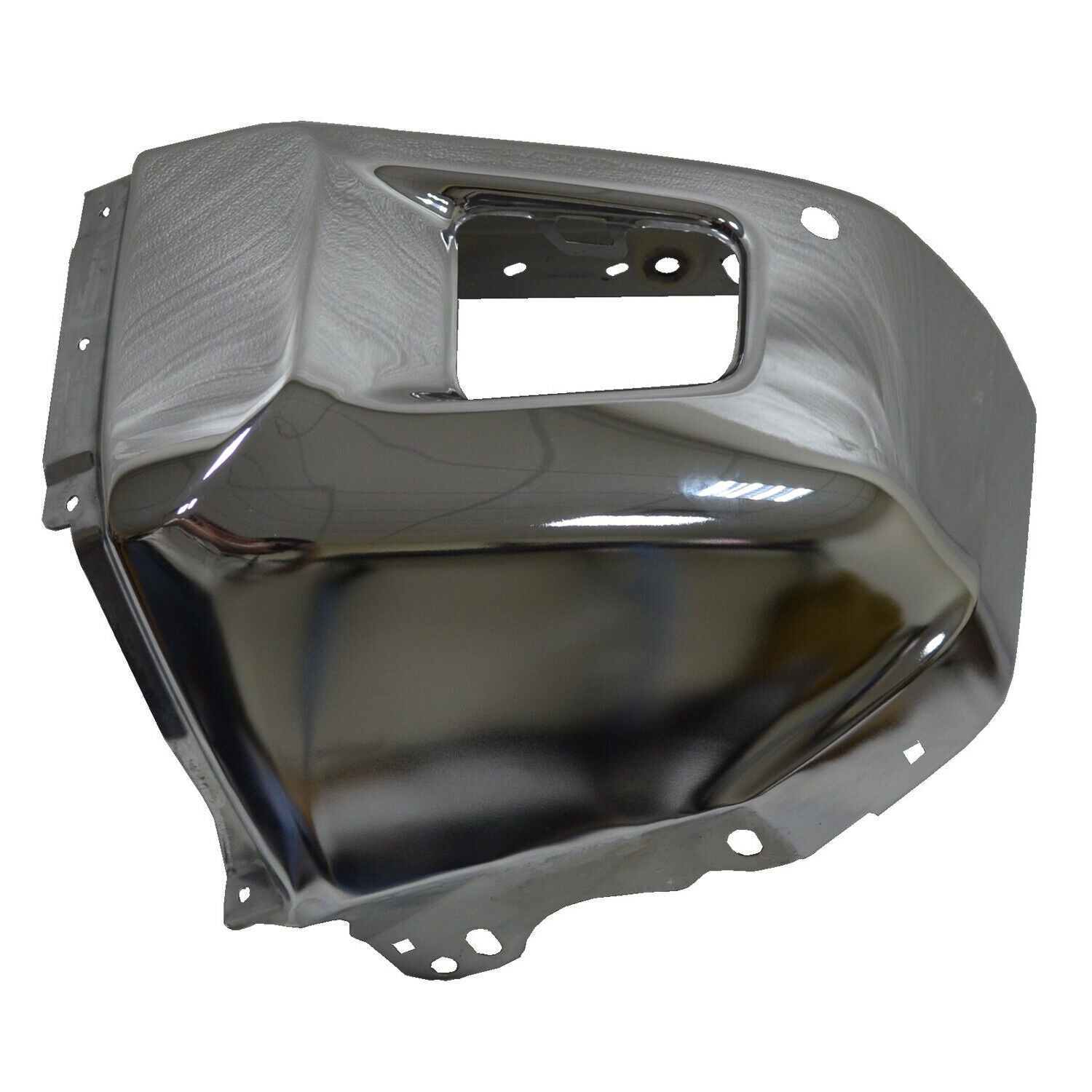 2014-2021 TOYOTA TUNDRA; LT Front bumper end; LIMITED/SR5/171994 EDITION w/Sensor Hole CHR Painted to Match