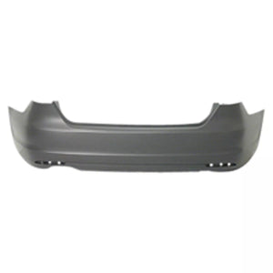 2011-2014 VOLKSWAGEN JETTA; Rear Bumper Cover;  Sedan;  w/Park Assist; VW1100186