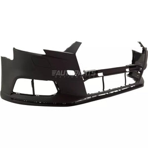 2017-2020 AUDI A3; Front Bumper Cover;  w/o HL Washer;  w/o Park Sensor;  SEDAN; AU1000243