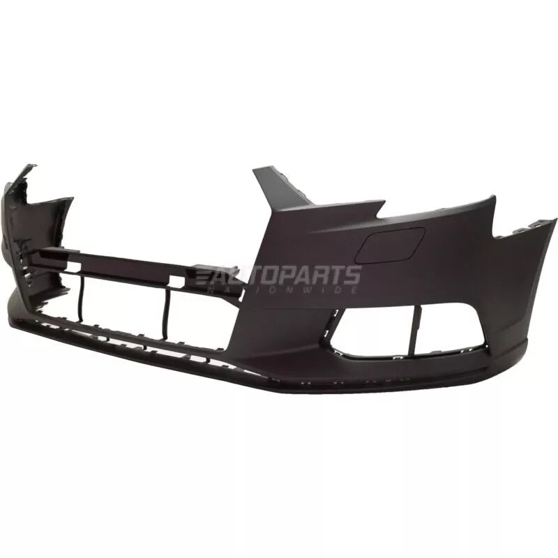 2017-2020 AUDI A3; Front Bumper Cover;  w/o HL Washer;  w/o Park Sensor;  SEDAN; AU1000243