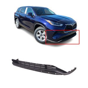 2020-2021 TOYOTA HIGHLANDER; Front Bumper Cover lower; w/Valance Panel Painted to Match