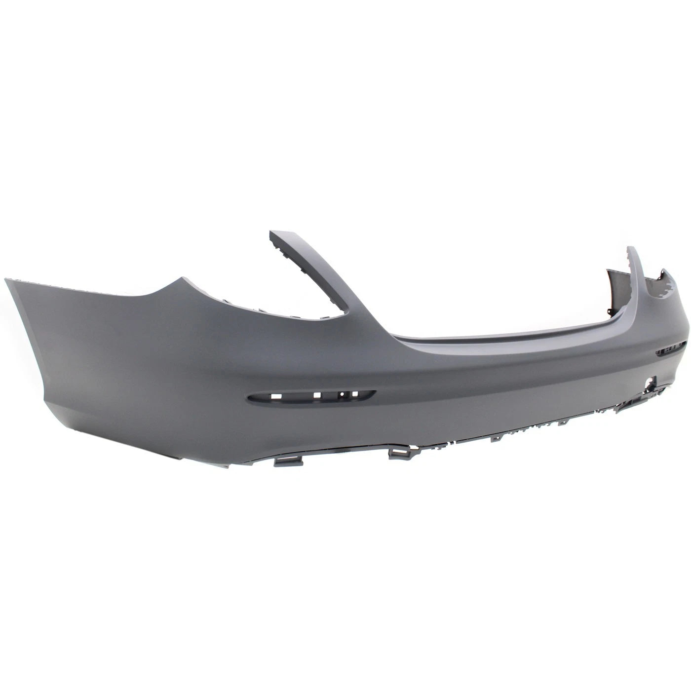 2017-2020 MERCEDES-BENZ E-CLASS ; Rear Bumper Cover ; SEDAN; W213; w/o Luxury Pkg; w/o Park Sensor; / -- Manufacturer Part #: 2138850601649990  /  Partslink #: MB1100401