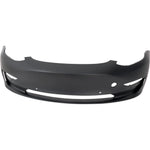 2017-2023 TESLA 3, Front Bumper Cover; w/o Park Sensor;  Painted to Match - Manufacturer Part # 1084168S0E^1916697S0A / Partslink - TA1000101