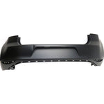 2015-2017 Volkswagen GOLF ; Rear Bumper Cover ; w/o Park Assist;  -- Manufacturer Part #: 5GM807417GRU  /  Partslink #: VW1100202
